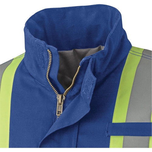 5523 Manteau de s&eacute;curit&eacute; ignifuge, Petit, Bleu royal, 58 cal/cm² Pryde Industrial Inc.