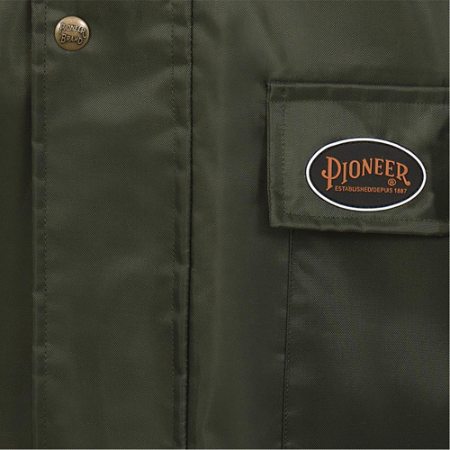 D8120J Nailhead Ripstop Tree Planter Hooded Jacket, Polyester/PVC, X-Small, Green Pryde Industrial Inc.