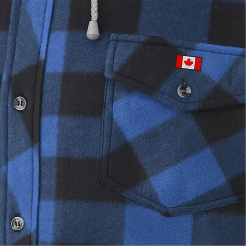415SS Chemise &agrave; capuche matelass&eacute;e, Hommes, Petit, Multicolore Pryde Industrial Inc.