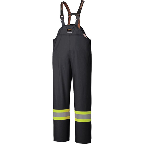5895BK Salopettes extensibles imperm&eacute;ables et ignifuges, T-petit, Noir Pryde Industrial Inc.