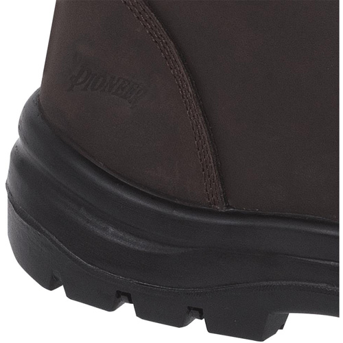 1028 Bottes de travail 8" marron, Cuir, Embout Acier, Taille 10 Pryde Industrial Inc.