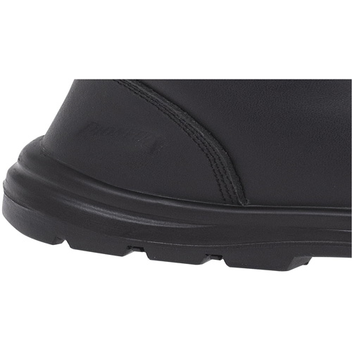 1027 Bottes de travail 8" noires, Cuir, Embout Acier, Taille 10 Pryde Industrial Inc.