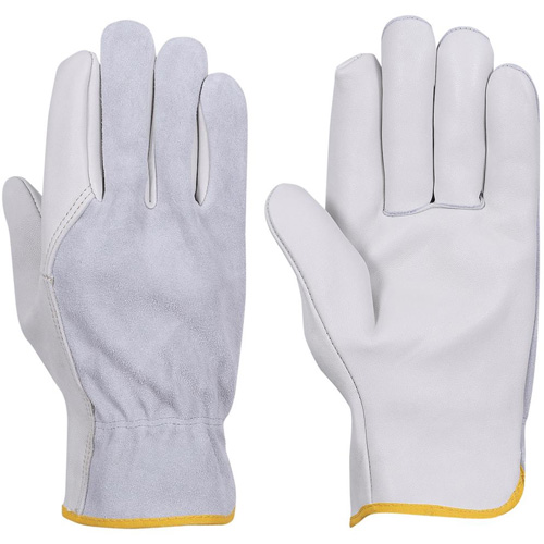 535G Gants de chauffeur beige, Petit, Paume en Cuir fleur de vache Pryde Industrial Inc.