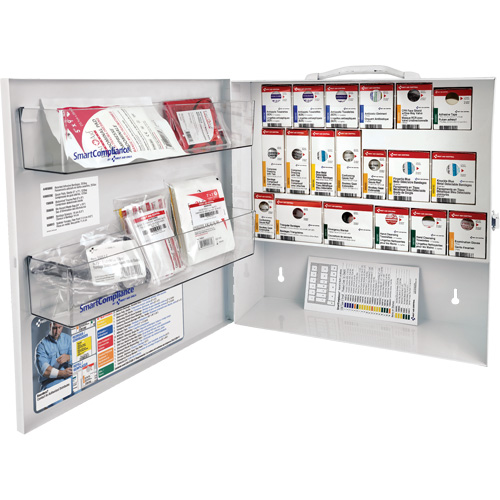 SmartCompliance&reg; First Aid Cabinet, Meets CSA Z1220-17 Type 2 Low-Risk Environment, Small (2-25 Workers) Pryde Industrial Inc.