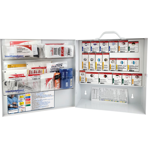 SmartCompliance&reg; First Aid Cabinet, Meets CSA Z1220-17 Type 3 High-Risk Environment, Small (2-25 Workers) Pryde Industrial Inc.