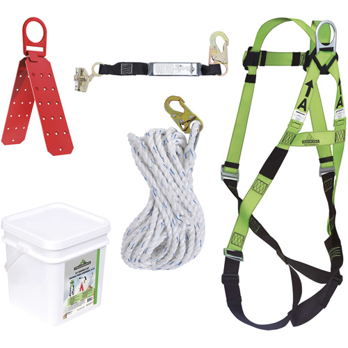 RK2-50 Contractor's Fall Protection Kit, Roofer's Kit Pryde Industrial Inc.