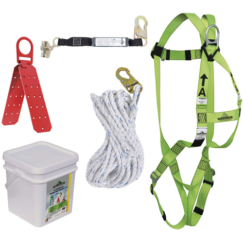 RK4-50 Compliance Fall Protection Kit, Roofer's Kit Pryde Industrial Inc.
