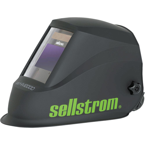 WHM2000 Casque de soudage ADF de la s&eacute;rie Advantage Plus, 3,94" lo x 2,36" la Champ de vision, Noir/Vert Pryde Industrial Inc.