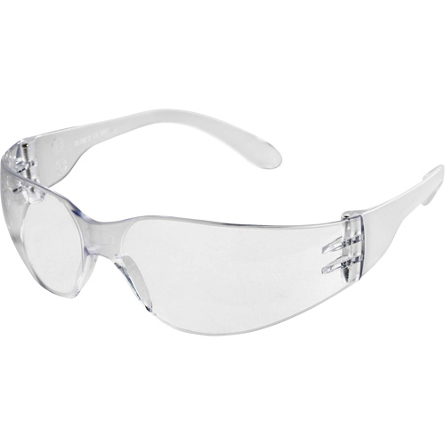 X300 Safety Glasses, Clear Lens, Anti-Scratch, ANSI Z87+/Meets/Exceeds CSA Z94.3 Pryde Industrial Inc.