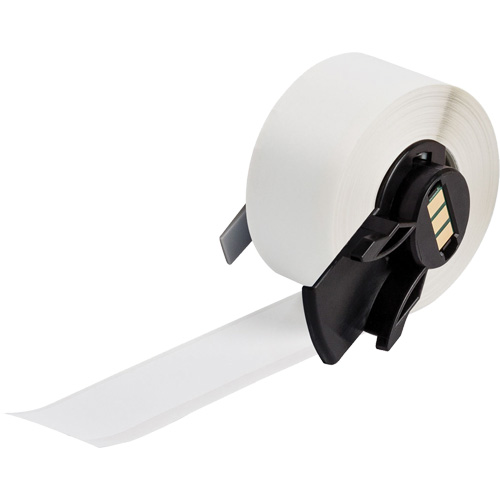 Multi-Purpose Label Tape, Vinyl, White, 1" Width Pryde Industrial Inc.