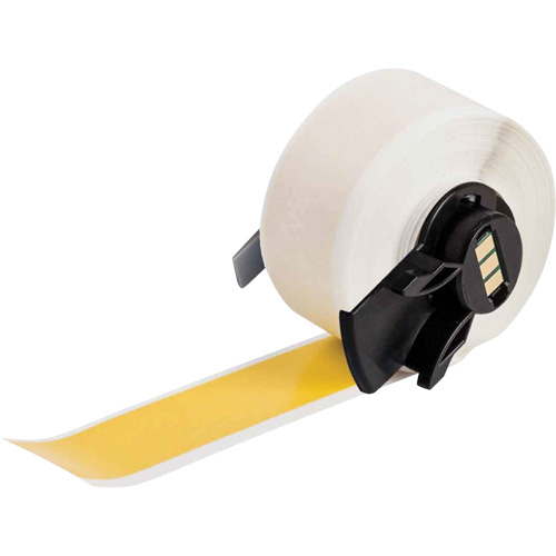 Multi-Purpose Label Tape, Vinyl, Yellow, 1.9" Width Pryde Industrial Inc.