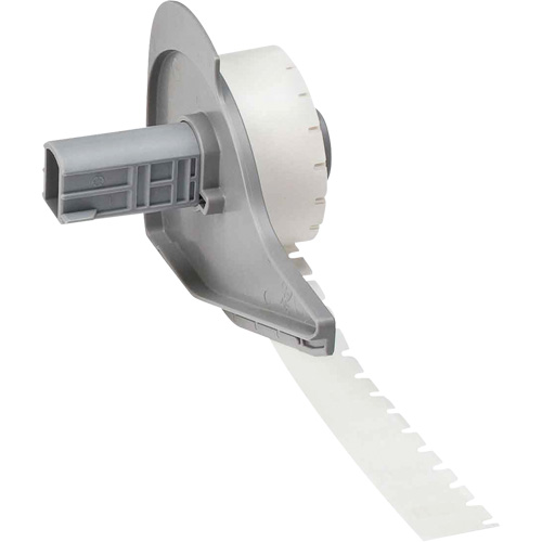 Harsh Environment Multi-Purpose Labels, Polyester, 0.35" L x 0.2" H, Black on Clear Pryde Industrial Inc.
