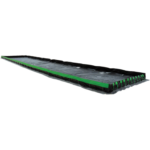 Ultimate Copolymer 2000 Ultra-Containment Berm&reg;, 179 US gal. Capacity, 4' W x 6' L x 12" H, Hinge Bracket Pryde Industrial Inc.