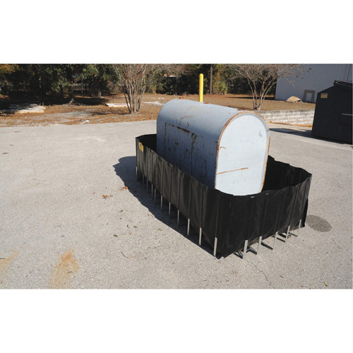 Ultra-550 Containment Sump&reg; Flexible Fuel Tank Container with Drain, 102" L x 72" W, 650 US gal. Capacity Pryde Industrial Inc.