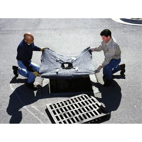 Bac de r&eacute;tention Recycled Ultra-Drain Guard, Huile & s&eacute;diments, 48" lo x 36" la Pryde Industrial Inc.
