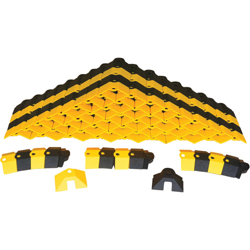 24-Foot Bulk Box Ultra-Sidewinder Cable Protection System&reg;, 288" x 9.8" x 1.4", 2000 lbs. (1 tons) Pryde Industrial Inc.
