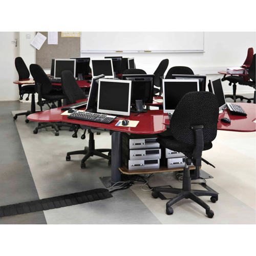 Medium Ultra-Sidewinder Cable Protection System&reg; with Endcaps, 33" x 9.8" x 1.4", 260 lbs. (0.13 tons) Pryde Industrial Inc.