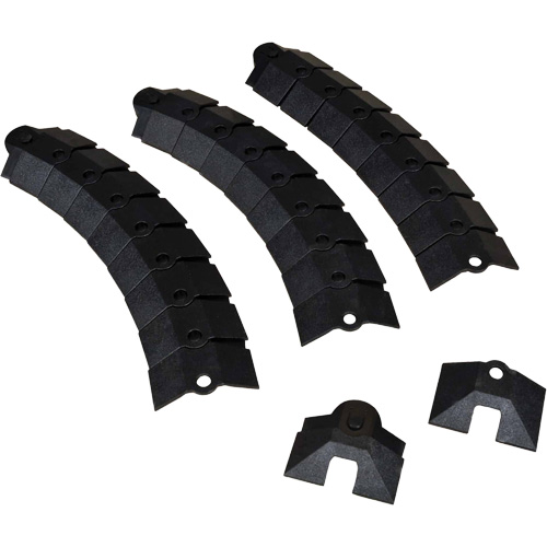 Large Ultra-Sidewinder Cable Protection System&reg; with Endcaps, 34" x 13.6" x 2.1", 260 lbs. (0.13 tons) Pryde Industrial Inc.