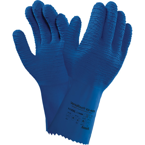 Gants Alphatec 62-401, Taille 7, 12,6" lo, Latex de caoutchouc, Doublure en Coton Pryde Industrial Inc.