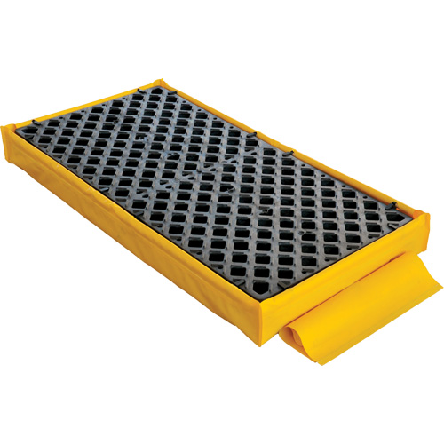 2-Drum Flexible Ultra-Spill Deck&reg; Bladder System, 88 US gal. Spill Capacity, 48" x 27" x 5" Pryde Industrial Inc.