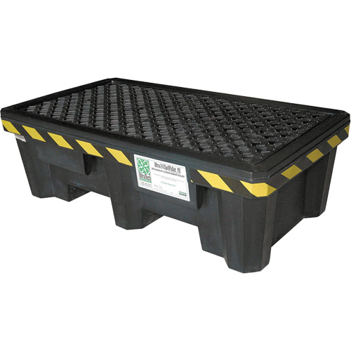 2-Drum Economy Ultra-Spill Pallet&reg;, 66 US gal. Spill Capacity, 53" x 29" x 16.5" Pryde Industrial Inc.