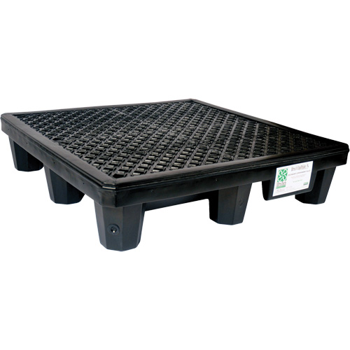4-Drum Economy Ultra-Spill Pallet&reg;, 66 US gal. Spill Capacity, 53" x 53" x 11.8" Pryde Industrial Inc.