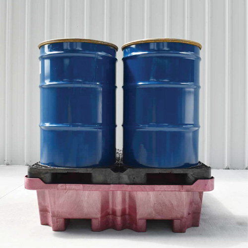 4-Drum Ultra-Spill King&reg; Drum Spill Pallet, 85 US gal. Spill Capacity, 51" x 51" x 17.5" Pryde Industrial Inc.