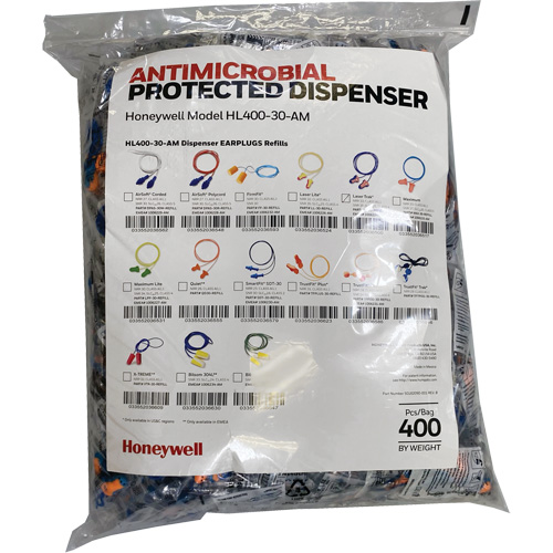 LT-30 Earplugs Refill for HL400 Dispenser, Bulk - Polybag, Corded Pryde Industrial Inc.
