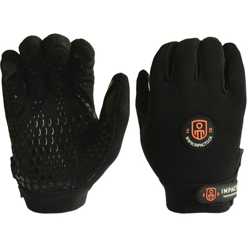 Gants de m&eacute;canicien anti-chocs, 7/Petit, Paume en Synth&eacute;tique/Su&egrave;de, Poignet &eacute;lastique/Boucle et crochet Pryde Industrial Inc.