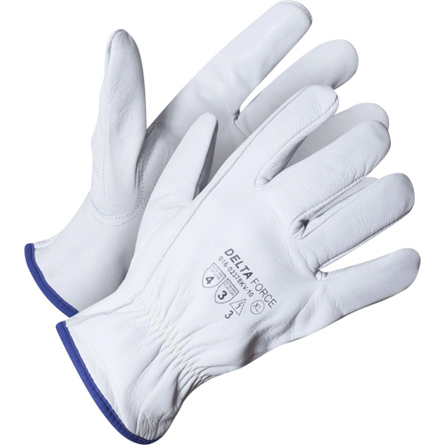 Delta Force Driver's Glove, 7/Small, Grain Goatskin Palm, Kevlar&reg; Inner Lining Pryde Industrial Inc.