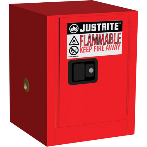 Sure-Grip&reg; EX Countertop Flammable Cabinet, 4 gal., 1 Door, 17" W x 22" H x 17" D Pryde Industrial Inc.