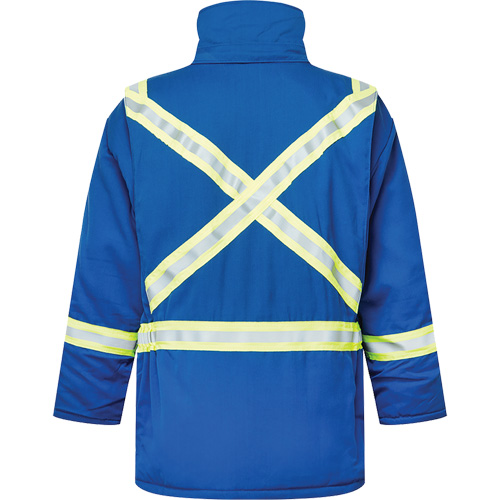 Westex&reg; DH Antistatic 6.5 oz. Flame Resistant Insulated Parka, Medium, Royal Blue Pryde Industrial Inc.