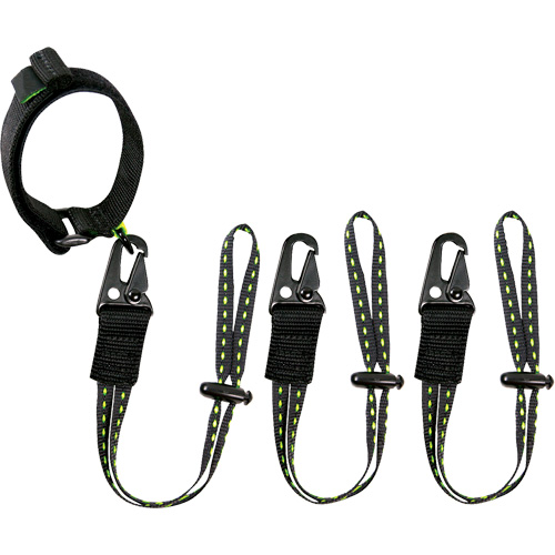 Longe de poignet GearLink avec embouts interchangeables, Longueur fixe, Boucle et crochet/Boucle Pryde Industrial Inc.