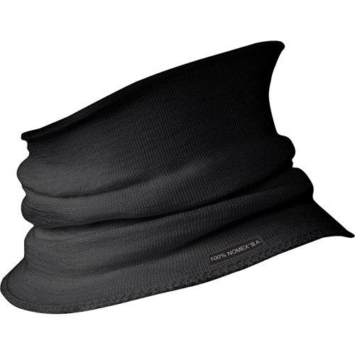 C207BK Flame Resistant Neck Warmer & Windguard, Black, Nomex&reg; Pryde Industrial Inc.