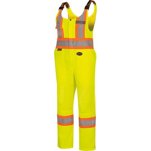 6000W Combinaison de s&eacute;curit&eacute; routi&egrave;re haute visibilit&eacute; pour femmes, Polyester, T-petit, Jaune lime haute visibilit&eacute; Pryde Industrial Inc.