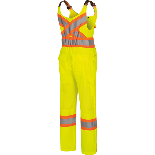 6000W Combinaison de s&eacute;curit&eacute; routi&egrave;re haute visibilit&eacute; pour femmes, Polyester, T-petit, Jaune lime haute visibilit&eacute; Pryde Industrial Inc.