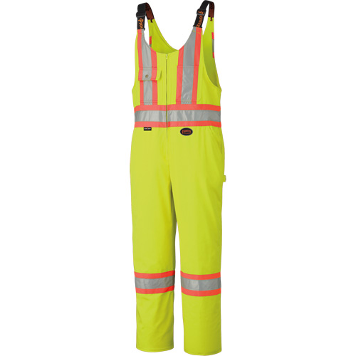 6616T Combinaison robuste haute visibilit&eacute;, Poly-coton, 40 (grand taille), Jaune lime haute visibilit&eacute; Pryde Industrial Inc.