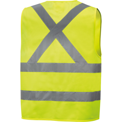 6886 High-Visibility Tricot Safety Vest, High Visibility Lime-Yellow, Small, Polyester Pryde Industrial Inc.