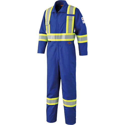7704T FR-Tech&reg; Arc-Rated Coverall, Size 40 (Tall), Royal Blue, 10 cal/cm² Pryde Industrial Inc.
