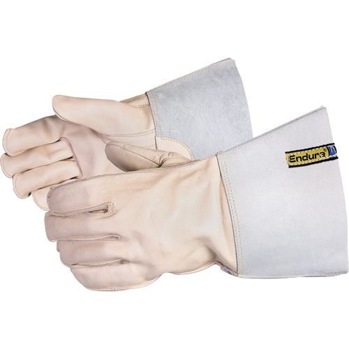 Welder's Gloves with Kevlar&reg; Sewn Out-Seams, Split Cowhide, Size 7 Pryde Industrial Inc.