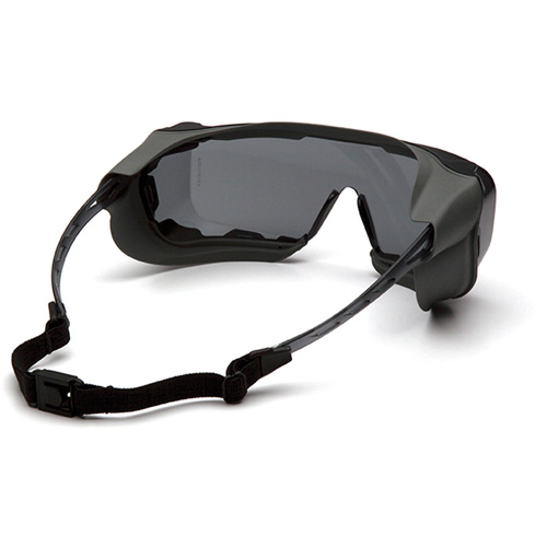 Lunettes &agrave; coques de s&eacute;curit&eacute; Cappture Plus, Lentille Gris, Antibu&eacute;e, Ventilation Ferm&eacute; Pryde Industrial Inc.