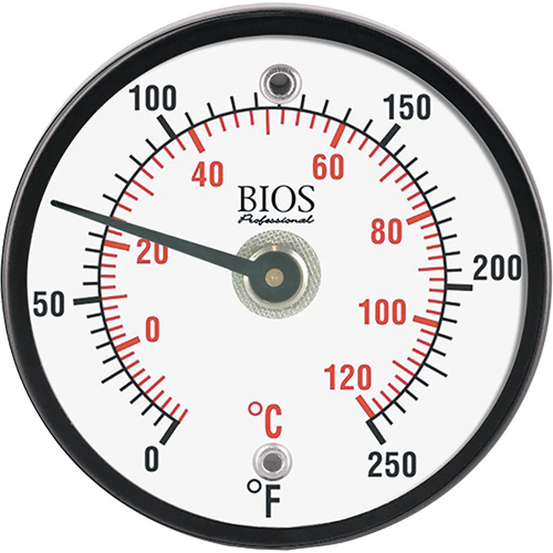 Thermom&egrave;tre de surface magn&eacute;tique, Sans contact, Analogique, 0-250°F (-20-120°C) Pryde Industrial Inc.
