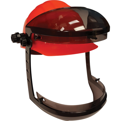 Facetec with Cap Attachment for Slotted Hard Hats, Ratchet Suspension Pryde Industrial Inc.