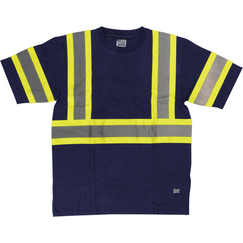 Chemise de s&eacute;curit&eacute; &agrave; manches courtes, Coton, T-petit, Bleu marin Pryde Industrial Inc.