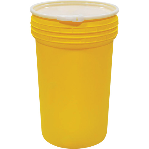 Plastic Lab Pack Nestable Drum with Lever-Lock, 55 US gal., Mobile Pryde Industrial Inc.