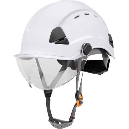 Casque de s&eacute;curit&eacute; Fibre Metal, R&eacute;pond aux normes CSA type 1, Suspension Rochet, Ventil&eacute; Pryde Industrial Inc.