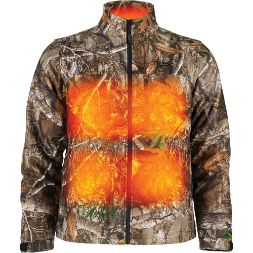 Veste chauffante M12 QuietShell avec pile, Hommes, Petit, Multicolore Pryde Industrial Inc.