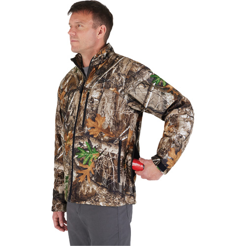 Veste chauffante M12 QuietShell avec pile, Hommes, Petit, Multicolore Pryde Industrial Inc.