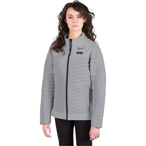 Manteau chauffant M12 Axis avec pile, Femmes, Petit, Gris Pryde Industrial Inc.