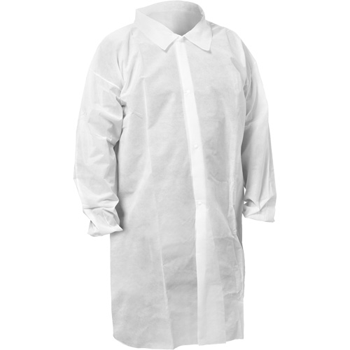 Sarrau de laboratoire KleenGuard KGA10, Moyen, Blanc Pryde Industrial Inc.